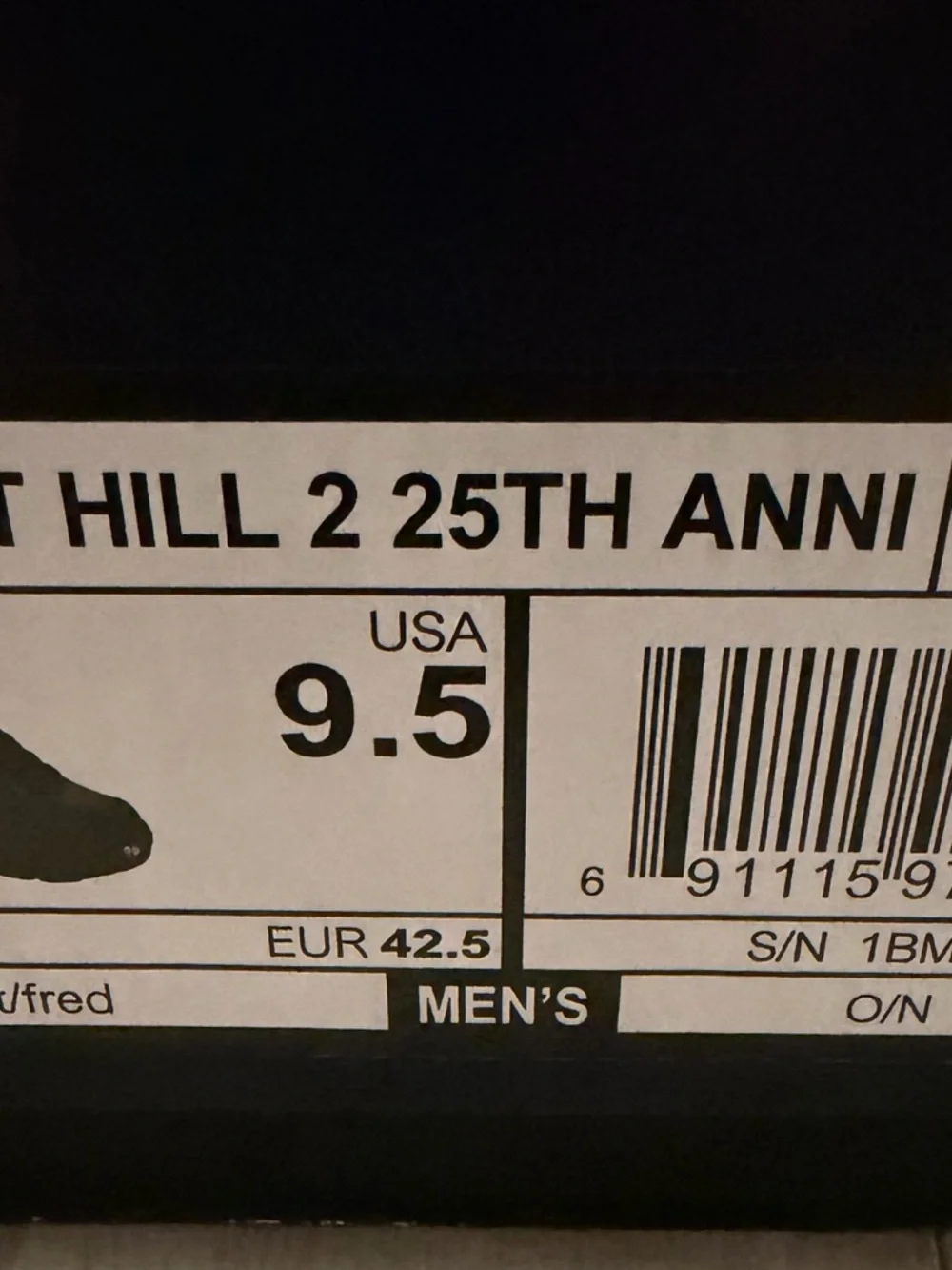 Fila Grant Hill 2 - 25th Anniversary Black High-Top Sneakers with Red Accents - Picture 9 of 9